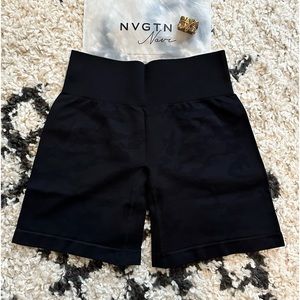✨ NVGTN Black Camo Seamless Shorts